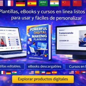 Multilingual Online Course Website Template (Spanish Edition) – Contenido en Español